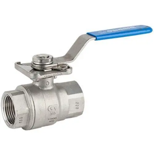 Económico VÁLVULA ESFERA PASO TOTAL 3/8" PALANCA 2 PIEZAS INOXIDABLE