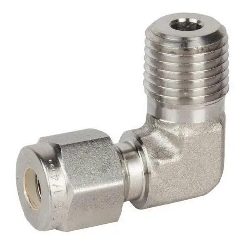 CODO ROSCA M BSPT TUBO 1/2"x12mm INOXIDABLE Más Vendido