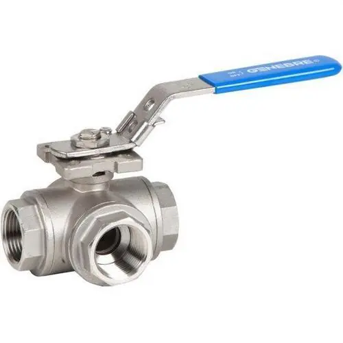 Oferta VÁLVULA ESFERA INOX 3 VÍAS T 1/2" NPT