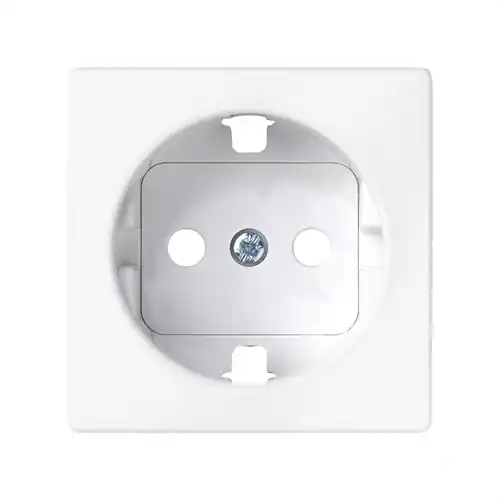 BASE DE ENCHUFE SIMON 82 SCHUKO CON EMBORNAMIENTO TORNILLO+TAPA 16A BLANCO MATE Stock Limitado