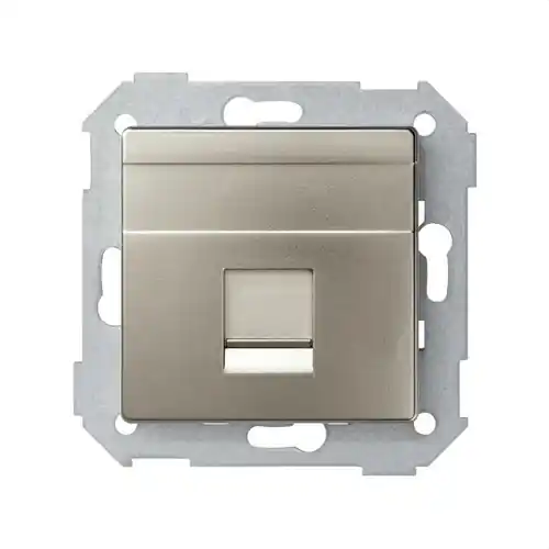 PLACA PLANA POLVO PARA 1 RJ45 Oferta Especial
