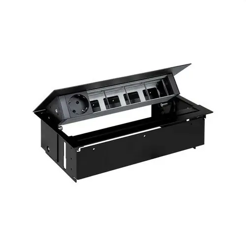 KIT DENTRO MESA PERSONALIZABLE SIMON 400 tapa+aleta+1 schuko+4 EL.VACÍOS NG Precio Rebajado