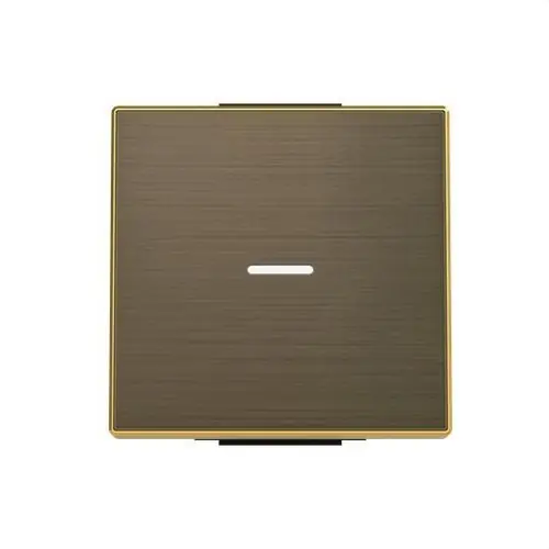 Promoción TECLA INTERRUPTOR CON VISOR SKY NIESSEN ORO ENVEJECIDO