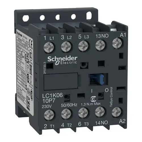 MINICONTACTOR 6A 3P 24V CA 50-60Hz Stock Limitado