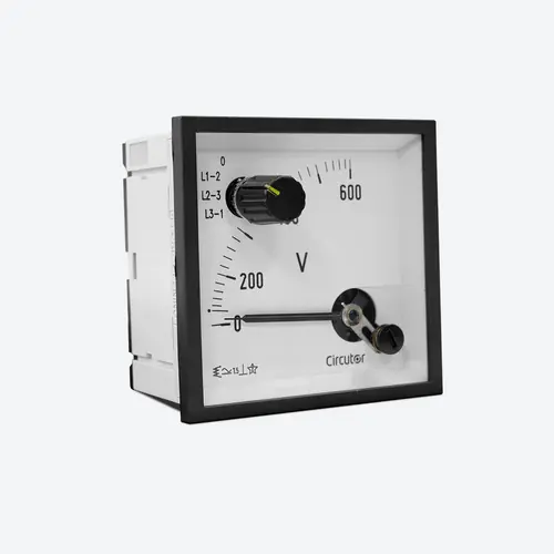 VOLTÍMETRO CON CONMUTADOR EC 96 FIII .../110V PARA MEDIDA EN CORRIENTE ALTERNA No Te Lo Pierdas
