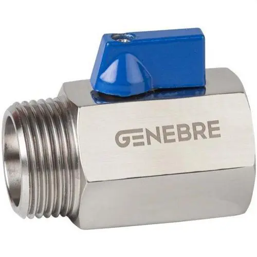 VÁLVULA ESFERA PASO REDUCIDO M-H-1/2" MANDO MANUAL INOXIDABLE Devolución Gratuita