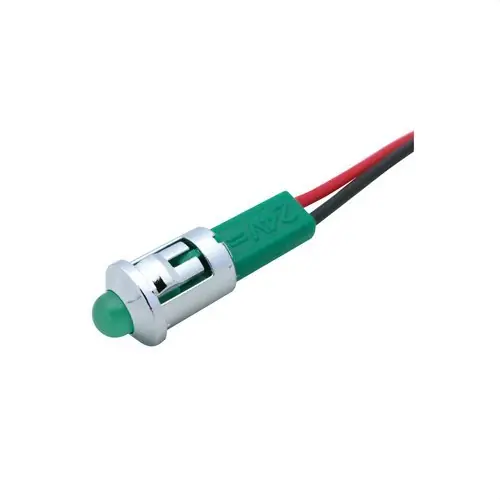 Últimas Unidades PILOTO CROMADO 260C DIÁMETRO 8mm 24V ROJO