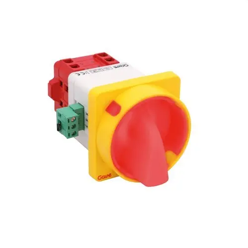 INTERRUPTOR LUMINOSO ROJO / VERDE 230V 1P 16A TAMAÑO D0 CANDADO No Te Lo Pierdas
