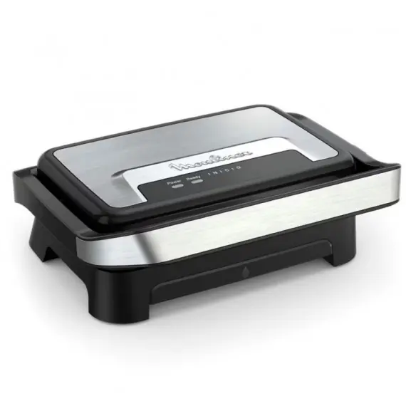 Disponible Ahora Parrilla Eléctrica/ Sandwichera MOULINEX1000W GI270D10 Inox-negro MOULINEX
