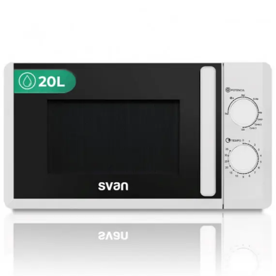 Stock Limitado SVAN SMW2701G Microondas con Grill 20L 700W Blanco