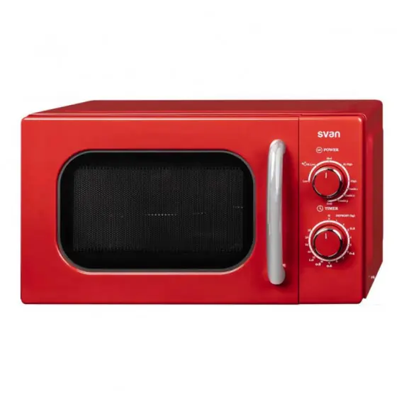 SVAN SVMW730RR Microondas 700W 20L Rojo Promoción Exclusiva