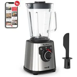 Promoción Batidora Moulinex 2L 1200W Cristal LM871D10